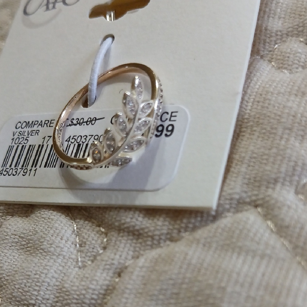 Cato Silver Crystal Accent Ring